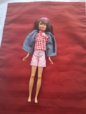 Mattel Pink Cotton Bermuda Shorts for Doll